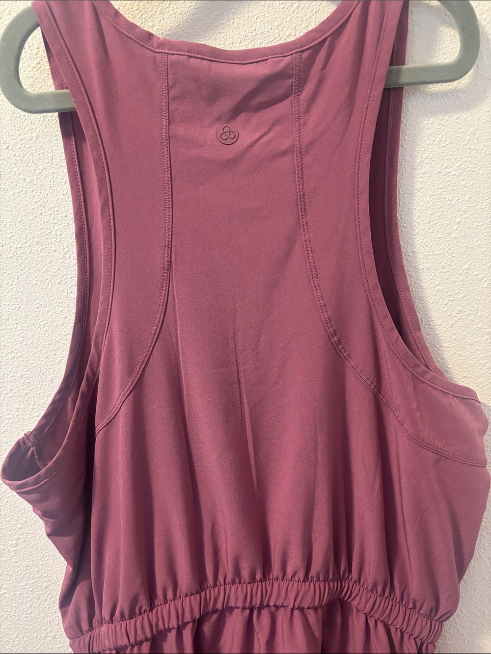 Zella Sleeveless Drawstring Mini Dress - Raspberry - Picture 5 of 6